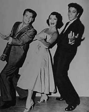 Elvis Presley picture with other TV performers